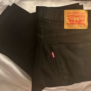 Levi's Black Slim Jeans Classic Style